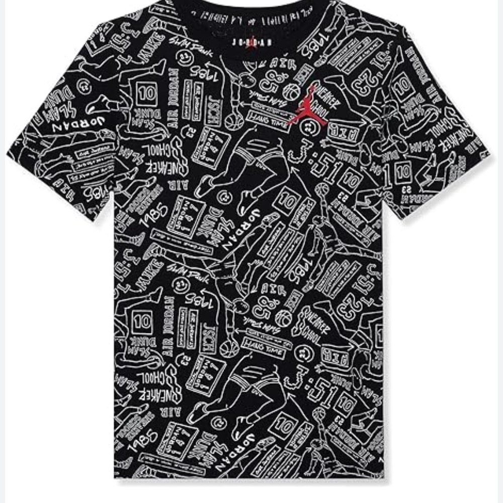 Michael Jordan Sneaker 23 All Over Print T-shirt..boys Large